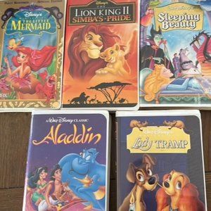 VINTAGE DISNEY VHS LOT